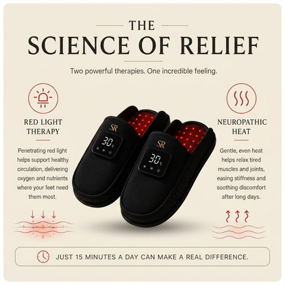 Stride Revived™ Red Light Therapy Slippers